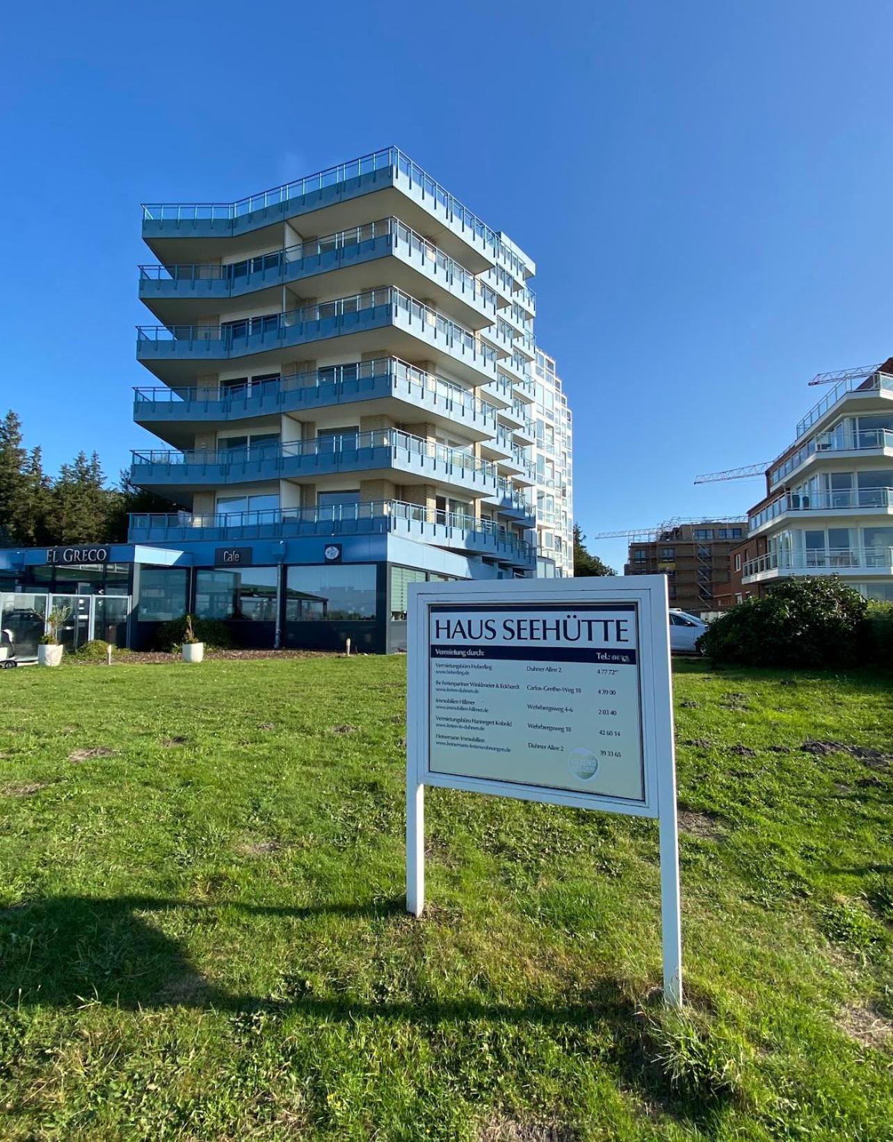 Traumhafte Ferienwohnung - Direkter Meerblick - 50M Zum Strand In Cuxhaven Duhnen In 1A Lage Im Haus Seehuette Eksteriør billede